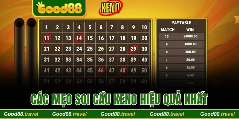 Các mẹo soi cầu Keno hiệu quả nhất